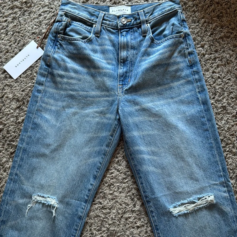 SLVRLAKE london distressed jeans in Shutdown - Picture 4 of 6
